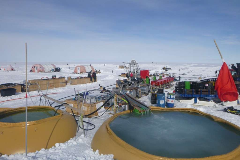 The BEAMISH team has been working at the Rutford Ice Stream in West Antarctica since November 2018.